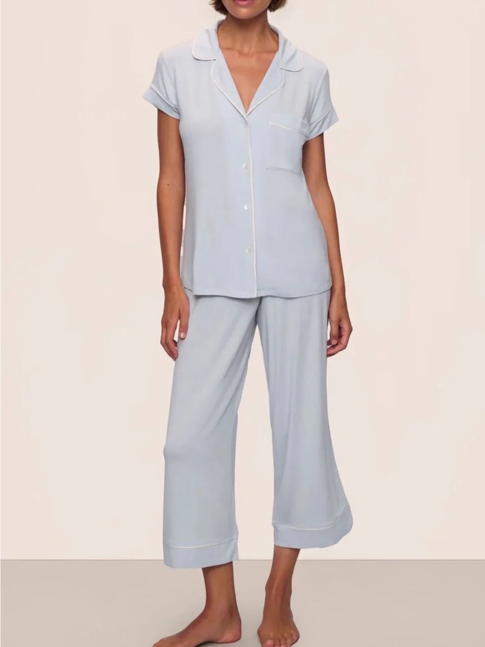Eberjey mint Green size L Pajama Set great condition smoke pet free home